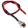 12V 8mm LED Indicateur Panneau Pilote Témoin d'avertissement pour Van