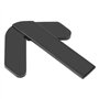 Outil de recherche de centre Règle De Centre De Recherche Machiniste En plastique Règle Ligne centrale Scriber Travail du bois M