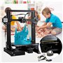 Amortisseur de vibrations en acier et caoutchouc NEMA 17 avec vis M3, compatible avec la machine CNC Creality CR-10,10S, imprima