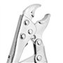 Pinces de verrouillage Set, Ground Mouth Straight Lock Pinces 2Pcs Set Clamp Locking Piers Tools