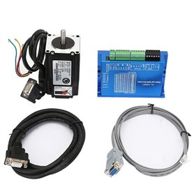 150W 23 Ensemble de Moteur Pas à Pas en Boucle fermée Servo variateur Hybride RS232 Série 2N.M Logiciel de Communication dévelop