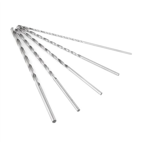 Mèche Set - Extra Long en acier à haute vitesse foret hélicoïdal queue cylindrique outil de forage for bois 2-5mm