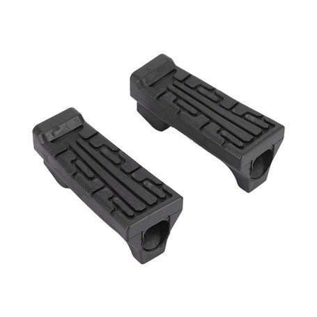 Broco Cale Pied Moto Une pédale avant pair caoutchouc Repose-pied du pied PEGS Fit for Yamaha YBR 125