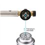KSTE Chalumeau Gaz, Cuisine Portable Professionnel, Butane Culinaire, Torche de Soudage BBQ Gun, Flamme