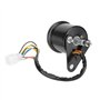 Broco Rétro-éclairage LED 12 V double moto compteur kilométrique Kit Compteur de vitesse Indicateur café Racer