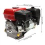 5CV Moteur Karting 212cc Moteur à essence OHV Monocylindre Moteur Thermique