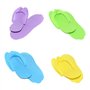 Lot de 10 paires de chaussons jetables en mousse EVA taille réglable pour nail art