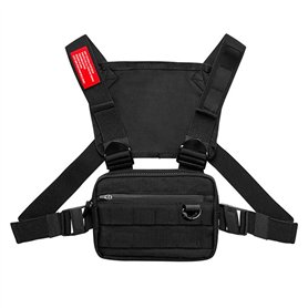 Hommes Femmes Sacs À Bandoulière Tactique Poitrine Rig Sac en Plein Air Hip Hop Streetwear Sport Sacs Poitrine Poche Taille Harn