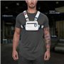 Hommes Femmes Sacs À Bandoulière Tactique Poitrine Rig Sac en Plein Air Hip Hop Streetwear Sport Sacs Poitrine Poche Taille Harn