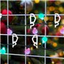 Surflyee Lot de 100 Crochets de Gouttières pour Accrocher les Guirlandes de Noël pour les Lumineuse Intérieur et Extérieur Unive