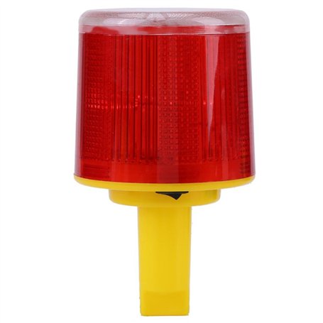 Voyant solaire à LED Voyant lumineux ultra-lumineux Clignotant Strobe Light Construction de route étanche Barricade Circulation