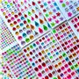 2225 Pièces Strass Visage