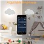 LED Applique Murale Chambre Enfant RGB Dimmable Lampe Murale avec Télécommande et APP Veilleuse Moderne RGB à Intensité Variable