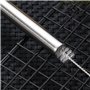 WOLMIK Pailles en acier inoxydable – 3 pailles réutilisables en métal avec nettoyeur de pailles, paille boba extra large de 12 m
