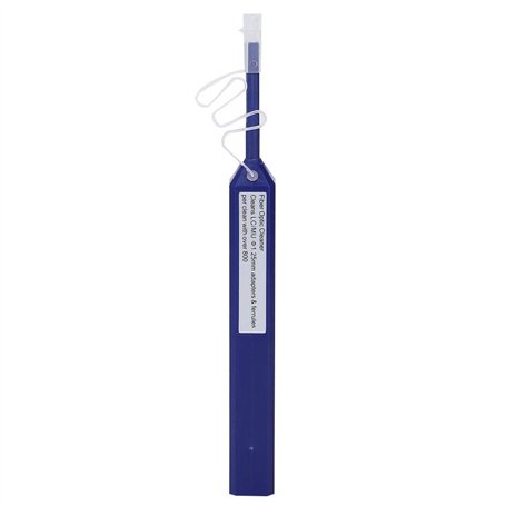 Stylo de Nettoyage pour Fibre Optique Nettoyeur Optique en Plastique Avancé pour Microfibre pour LC/MU 1.25mm