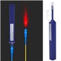 Stylo de Nettoyage pour Fibre Optique Nettoyeur Optique en Plastique Avancé pour Microfibre pour LC/MU 1.25mm