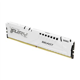 Kingston FURY Beast Blanc DDR5 16Go 6000MT/s CL40 DIMM Mémoire pour PC de Gamer Module Simple Intel XMP - KF560C40BW-16