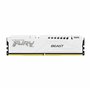 Kingston FURY Beast Blanc DDR5 16Go 6000MT/s CL40 DIMM Mémoire pour PC de Gamer Module Simple Intel XMP - KF560C40BW-16