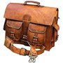 VINTAGE COUTURE Pour homme en cuir véritable vintage sacoche pour ordinateur portable Messenger Sac à bandoulière faite à la mai
