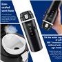 BORDEAG Tasse d'eau Chauffée pour Véhicule 12V/24V 500ml Bouilloire Électrique De Voyage, Bouilloire Électrique pour Voiture Tas