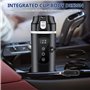 BORDEAG Tasse d'eau Chauffée pour Véhicule 12V/24V 500ml Bouilloire Électrique De Voyage, Bouilloire Électrique pour Voiture Tas