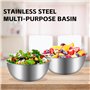 Saladier Inox Avec Balance Pour Mélanger Salade De Fruits