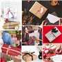 Lot de 12 boîtes à tiroirs en papier kraft - 20,5 x 14 x 3,6 cm - Boîtes cadeaux en carton marron avec couvercle - Pour mariage,