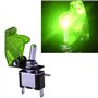 CESFONJER 3 x 12V 20A LED vert Interrupteurs Bascule, Levier On/Off LED ON-OFF SPST +COUVERTURE Auto Voiture-ROUGE
