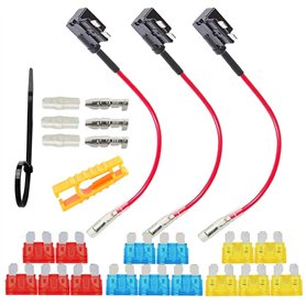 FULARR 3Pcs Premium Add-A-Circuit Fusible Tap Adaptateur