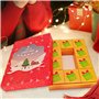 Boîtes de Calendrier de l'Avent,Boîtes de Noël - Compte à rebours de 12 jours jusqu'à la boîte d'emballage de Noël,Goody Récipie