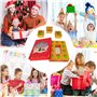 Boîtes de Calendrier de l'Avent,Boîtes de Noël - Compte à rebours de 12 jours jusqu'à la boîte d'emballage de Noël,Goody Récipie