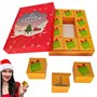 Boîtes de Calendrier de l'Avent,Boîtes de Noël - Compte à rebours de 12 jours jusqu'à la boîte d'emballage de Noël,Goody Récipie