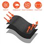 Ceisazira Noir Housse Parasol Déporté Imperméable, Bache de Protection Exterieur pour Parasols, Couverture de Parapluie de Jardi