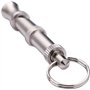 Czhotg Sifflet à ultrasons réglable argenté pour chien, sifflet portable pour animal domestique, sifflet supersonique pour dress