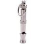 Czhotg Sifflet à ultrasons réglable argenté pour chien, sifflet portable pour animal domestique, sifflet supersonique pour dress
