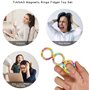 Steemjoey Anneaux Magnétiques Fidget Toy, Anneaux de Jouet des Aimants Agités pour Adultes pour La Thérapie de Secours Anxiété, 