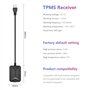 USB TPMS Système de Surveillance de Pression des pneus, Système de Surveillance d'alarme de Pression des pneus pour Lecteur de N