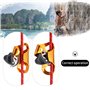 WILDKEN Bloqueur de Poitrine pour Escalade, Alpinisme, arboriste, équipement de Descente en rappe 4,4 po (l) x 3,1 po (L) Orange