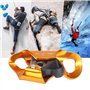 WILDKEN Bloqueur de Poitrine pour Escalade, Alpinisme, arboriste, équipement de Descente en rappe 4,4 po (l) x 3,1 po (L) Orange