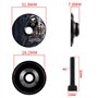 MUQZI Capuchon de direction en aluminium 1 1/8" pour potence de vélo, jeu de direction en aluminium, capuchon de potence