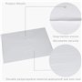 Lot de 24 pochettes transparentes A4 en plastique avec bouton-pression