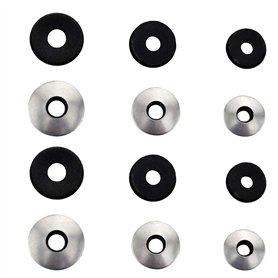 Zaky 138 pièces 304 en Acier Inoxydable EPDM Joint en Caoutchouc Néoprène Rondelles pour L'étanchéité des Vis Bagues D'étanchéit