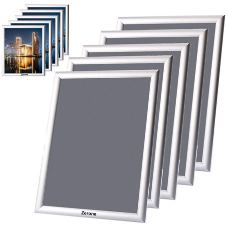 Lot de 5 cadres à clipser pour affiches