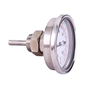 Aramox Thermomètre pour Fumeur Thermomètre pour Barbecue Grille/pour Fumeur / 0 ° C-120 ° C (32 ° F-248 ° F) en Acier Inoxydable