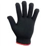 O5O2 Gant de Protection Contre La Chaleur - Professionnel Anti-Chaleur pour Coiffure et Cheveux - 1 Pièce (Noir)