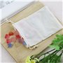 LWMLWM Lot de 50 sachets en Coton avec Cordon de Serrage - 15 x 10 cm - Petits Sacs en Tissu pour Anniversaires d'enfants - Mari