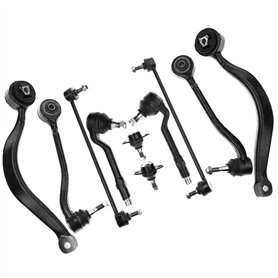 Frankberg 10x Kit de bras de suspension Essieu Avant Compatibles avec X5 E53 3.0d 3.0i 4.4i 4.6is 4.8is 2000-2006 Remplacer# 322