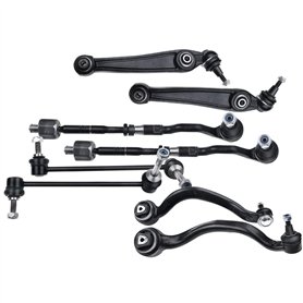 Frankberg 4x Bras de suspension+2x Articulation axiale+2x Barre de couplage Avant Compatibles avec X5 E70 Tous Moteurs SUV 2006-