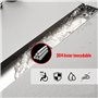 Caniveau Douche Italienne, D'alignement Court Caniveau Douche 100 cm, Caniveau Douche en Acier Inoxydable avec Siphon et Filtre