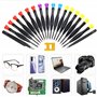 FIXITOK Set Tournevis, 18 pièces Jeu de Tournevis Magnétiques Électricien Tournevis Torx Cruciformes Plats Tournevis Pentalobe H